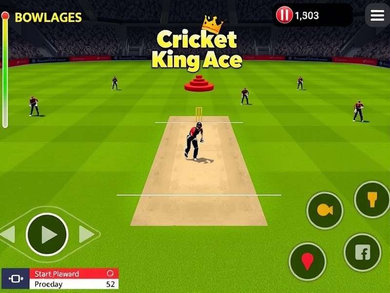 Cricket King Ace Bowling Interface